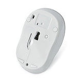 2.4G Wireless Led Silent Mouse - Noiseless And Silent Click Computer Mouse With Nano Receiver For Mac And Pc - Silver
