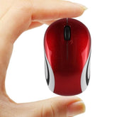 Mini Wireless Usb Mouse Portable Tiny Small Cordless Mice Ergonomic Design 2.4Ghz 1000Dpi For Kids Children Small Hands For Travel Business Trips For Windows/Ios/Android Laptop Pc(Red)