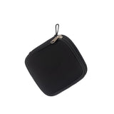 Mini Pouch For Organization, Soft Small Electronic Organizer Travel Storage Carrying Tech Bag Compatible With Magsafe Power Adapter, Laptop Accessories Cables, Cords, Usb Drives, Earphones Black