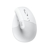 Lift For Mac Wireless Vertical Ergonomic Mouse, Bluetooth, Quiet Clicks, Silent Smartwheel, 4 Customizable Buttons, For Macos/Ipados/Macbook Pro/Macbook Air/Imac/Ipad - Off White