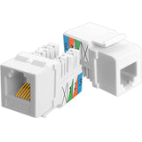 5Pack Cat3 Telephone Keystone Jack Phone Keystone Jack Punch Down Type 110 Idc