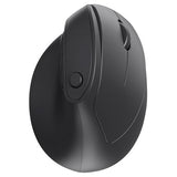 Ergonomic Mouse, Usb+Bluetooth Dual Connection, Wireless Vertical Mouse For Reducing Wrist Pain, 1000/1600/2400 Dpi, Ergo Mouse With Quiet Click For Windows Mac Os Pc Computer Laptop, Black