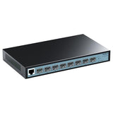 8 Port 10G L3 Managed Switch, 8X10G Sfp+ Interface, Link Aggregation/Qos/Vlan/Igmp, Wall Mounted Fanless 10Gb Sfp Network Switchsfpports Only,Transceiver Is Not Included