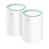 M1300 2-Pack Ac1200 Gigabit Whole Mesh Wifi System, Dual Band, Wifi Extender, High Gain Antennas, Vpn, Cloudflare, Connect Up To 100 Devices