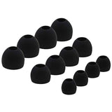 Ear Tips For S9 Note 9 Earbuds, Replacement Silicone Earbud Tips, S/M/L Size Included, 6 Pair Black