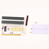 Nvme M.2(M Key) Ssd To Pcie X4/X8/X16 Expansion Card With Rgb Light Aluminum Heat Sink Ssd Apdapter