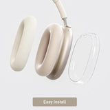 Silicone Case For Airpods Max (2024/2020),Clear Soft Tpu Ear Cups Cover,Ear Pad Cover,Headband Cover For Airpods Max(Usb-C/Lightning),Transparent Accessories For Apple Airpods Max,Starlight