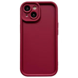 Slim Case for iPhone 14, Enhanced Camera Protection, Shockproof Skin-Friendly Touch Soft Case Cover for iPhone 14 Phone 6.1 inch, Wine