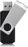 128Gb Flash Drive Usb 2.0 Storage Thumb Drives Memory Stick With Led Indicator, Swivel Metal Photo Stick Pendrive Jump Drives Memoria Usb Drive Zip Data Storage School Office Supplies
