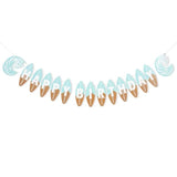 Surf Happy Birthday Banner - Surf 1St Birthday Decorations,The Big One Wave First Surfboard Banner,Beach Party Decorations (Surfbirthday)