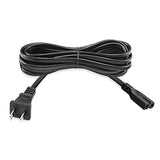 2 Prong Ac Power Cord Compatible Wtih Vizio D/E/M Series Hdtv, Vizio Sound Bar Supply Cable Replacement