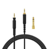 kwmobile Headphone Cable Compatible with Shure SRH440A / SRH840A / SRH440 / SRH840-300cm Cord with 3.5mm (1/8") Jack + 6.35mm (1/4") Jack Adapter