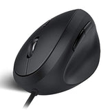 Wired Ergonomic Mouse, Optical Vertical Mouse With 3 Adjustable 800/1200/1600, 6 Buttons Usb Computer Mouse