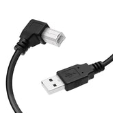 Usb Printer Cable 90 Degree Usb 2.0 A Male To B Male Printer Scanner Usb B Cab