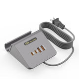 Usb C Charger Block 25W, Multiple Usb Charging Station For Iphone 15/14/13/12, Ipad, Samsung Galaxy, Google Pixel, And More(Black 25W)