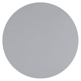 8.7"X8.7" Mouse Pad, Pu Leather Waterproof Round Desk Pad Writing Mat For Office Home, Gray