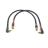 '-055 90 Degree Right Angle Rca Subwoofer Cable Audio Cable Rca Male To Male Au