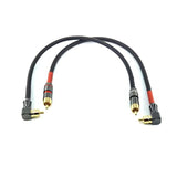 '-055 90 Degree Right Angle Rca Subwoofer Cable Audio Cable Rca Male To Male Au