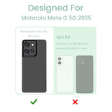 For Motorola Moto G 5G 2025 Case, Girls Women Florals Liquid Silicone Phone Case, Shockproof Anti-Scratch Soft Protection Case With 2X Screen Protectors For Moto G 5G 2025 (Hibiscus)