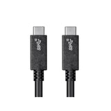 Usb Type-C To Type-C 3.1 Gen 2 Cable - 10Gbps, 5 Amp, 30Awg, 3.3 Feet, Black - Essential Series