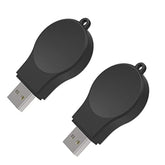 Portable Galaxy Watch 8 7 Charger Usb Wireless Car Charger Keychain For Samsung Watch 8 7 Ultra 6 5 Pro 4 Classic 3 Active 2 Accessories (2 Pack)