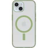 OtterBox Clear case with Colorful Grip Edge case for iPhone 15 - Moray (Green)