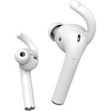Ear Hooks Accessories Compatible With Airpods 2 & Airpods 1 Or Earpods Headphones,Airpod Tips Anti-Slip Ear Hooks Silicone 1 Pair (White)