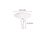 40 Pack Self Adhesive Wall Hook Sticky Ceiling Hooks Small Disc Sticker Hanger For Christmas Festival Wedding Decorations Baloon Storage Display 2Cm/0.78β