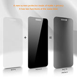 For Iphone 14 Pro Max 6.7" Matte Privacy Screen Protector With Camera Lens Protector Full Coverage Anti-Glare Anti-Spy Tempered Glass Film Anti-Fingerprint No Black Border Easy Installation