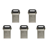 C162 32Gb 5 Pack Usb 3.2 Gen 1 Usb 3.1/3.0 Mini Fits Metal Read 100Mb/S Flash Thumb Drive External Data Storage Memory Stick Compatible With Computer/Laptop Black Tc162332Gb21