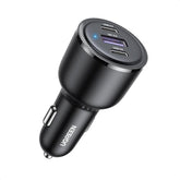 UGREEN 69W USB C Fast Car Charger PD QC 3.0 USB C Cigarette Lighter Charger 65W 45W 30W Compatible with MacBook Pro Air iPad Pro Steam Deck iPhone 15 Pro Max 14 13 Galaxy S24 S23 S22 Ultra Plus