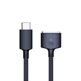 Usb-C Compatible With Magnetic 3 Charging Cable Compatible With Macbook Air (M2 Chip, 2022) Macbook Pro (14-Inch 16-Inch, 2021 2023), Type-C 140W Fast Charging Cord (Blue, 2M/6.6Ft)