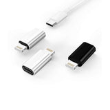 Apple Iphone 12 11 Mini Pro Max Xs Xr X Se2 7 8Plus Ipad Air Usb C To Lightning Adapter - 3Pack, Female To Male, Charging Cable, Adaptor