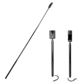 Long 77Inch Invisible Selfie Stick For Insta360 One X4, X3, X2, X, Insta360 One R, Rs, Insta 360 Camera 1/4" Extended Monopod Pole