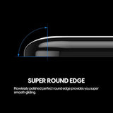 Superglide Glass Mouse Skates - Super Smooth Glide, Polished Round Edge, Super Fast Gaming Mouse Feet With Durable Sole For Logitech G Pro X Superlight1 (Type-S, Black)