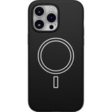 OtterBox iPhone 14 Pro Max Colorful Grip Case - Snowfall (Black/White), Snaps to MagSafe, Ultra-Sleek, Raised Edges Protect Camera & Screen
