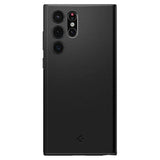 Spigen Thin Fit Case Compatible with Samsung Galaxy S22 Ultra, Black