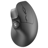 Ergonomic Mouse Wireless, Mou-302 Bluetooth Vertical Mouse Rechargeable, Optical Mice With 1000/1600/2400 Dpi, Volume Knob, 3 Multi-Device Connectivity For Computer/Pc/Laptop/Mac, Blue