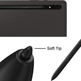 10 Pcs Galaxy Tab S9 S Pen Soft Tips/Nibs Compatible With Galaxy Tab S9 Ultra / S9 Plus/Tab S9 Fe / S9 S Pen Replacement Tips/Nibs With Tools (S9/S9+/S9 Ultra/S9 Fe Black*10)