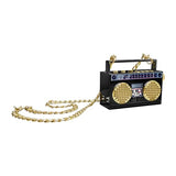 Portable Bluetooth Speakers, Retro Speakers Bluetooth Wireless Wearable Mini Bluetooth Boombox with 27 Neck Chain, FM Radio, On-Board Buttons, Dual