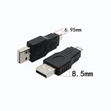 Usb 2.0 Adapter A Male To Micro Male Black (3 Pack) Usb A Male To Micro Male A
