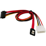 15-Inch Sata Serial Ata Data And Power Combo Cable(Sata22Pin To Data+Power)