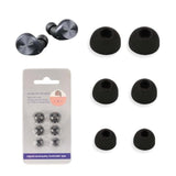 Replacement Earbuds For Technics Eah-Az60, Silicone Earbuds,S/M/L 3 Size,Earbuds Tips For Technics Eah-Az60,3 Pairs(Black)