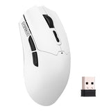 Click Lite Wireless Gaming Mouse, 800 to 12,000 DPI Adjustable, PAW3311 Sensor, 500mAh, 59g, 2.4G/BT/USB-C Rechargeable Wireless Mouse with 5