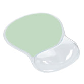 Ergonomic Mouse Pad With Gel Wrist Support – Non-Slip Mouse Mat With Comfortable Memory Gel Cushion – Relieves Wrist Pain – Designer Pattern For Home Office & Gaming (Mint Light Green)