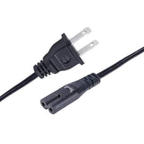 2 Prong Power Cord Replacement For Lg Tv 43Lh570A 49Lh570A 43Lh5700 49Lh5700 55Lh575A 55Uh6030 60Uh6035 49Uj6300 65Uj7700 65Uj6300 55Uj6540 43Uj6300 43Uj6200 Power Cord 8Ft Ac Cable