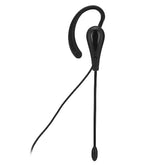 Headset With Mic Noise Cancelling, Single Ear Hook Type Headset For Call Center, Wire Headphone Computer Ear Hook Earpiece Support Volume Adjustment (Type-C)