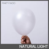 130 Pcs Pearl White Balloon Set – 18, 12, 10, 5 Inch for Wedding & Party Garland