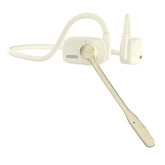 Bluetooth Headphones, Bluetooth V5.4 Wireless Headphones With Noise Cancelling Mic, 12H Playtime, 15.4Mm Diaphragm Driver, Open Ear Headset For Office Meeting Running Cycling Driving (Beige)