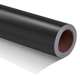 Black Matte Wrapping Paper Roll, 17"x32.8' Solid Color Gift Wrap for All Occasions
